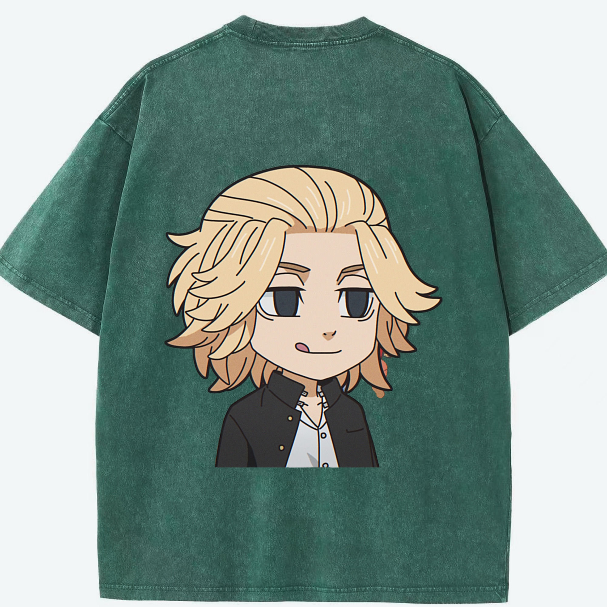 （画像用） 東京リベンジャーズ Tokyo Revengers 綿100% ヴィンテージ風 半袖Tシャツ（背面プリント）